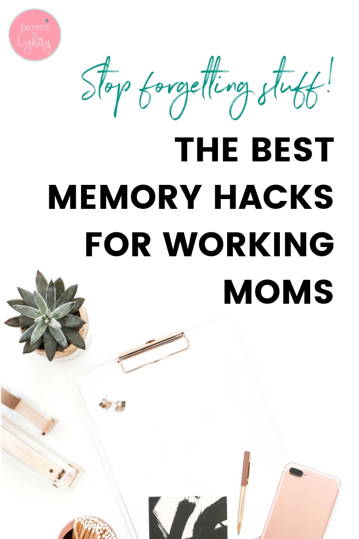 Having trouble remembering stuff since becoming a mom? These memory hacks will save you! || Working mom tips | Productivity Hacks | Simplifying Life | Working mom hacks | family organization | #workingmom #productivity