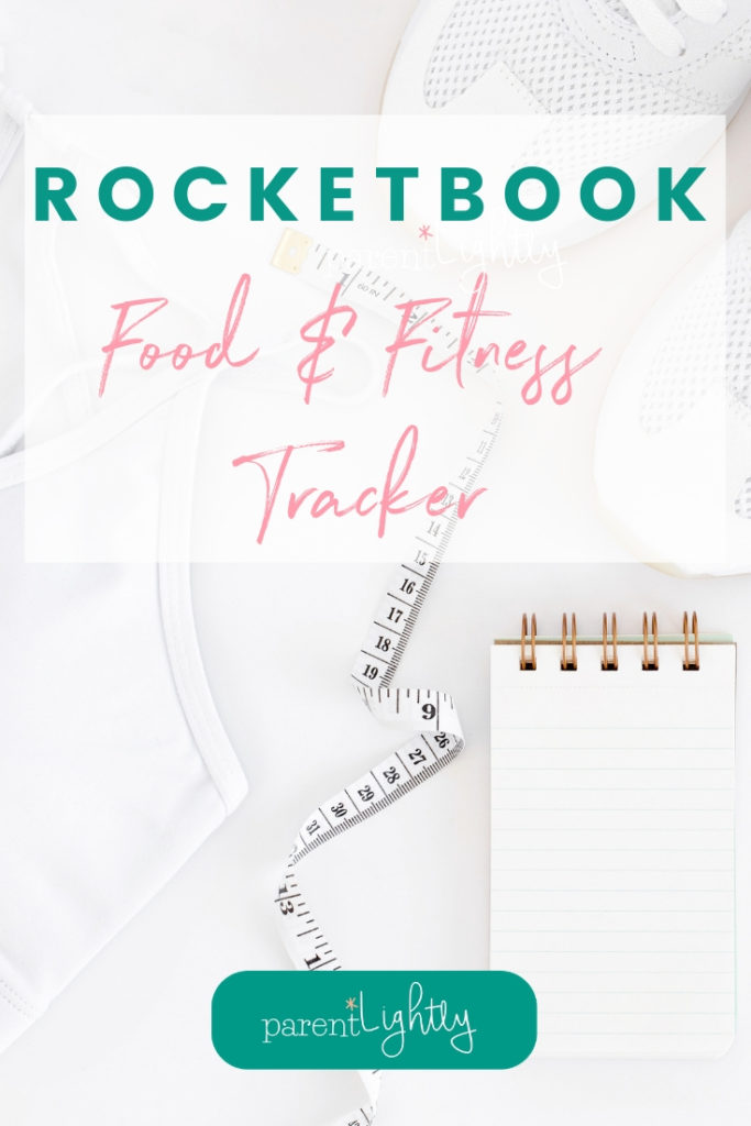 Trying to lose weight and get healthy? Learn how to use your notebook as a fitness and food tracker! || food tracker | food log bullet journal | food log ideas | exercise log | fitness tracker | rocketbook everlast ideas | rocketbook hacks | rocketbook ideas