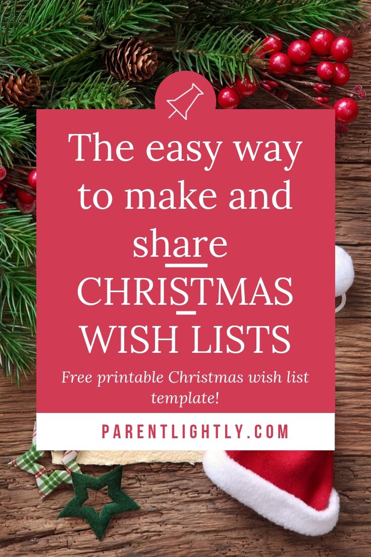 Wish Lists: How to make & share lists on