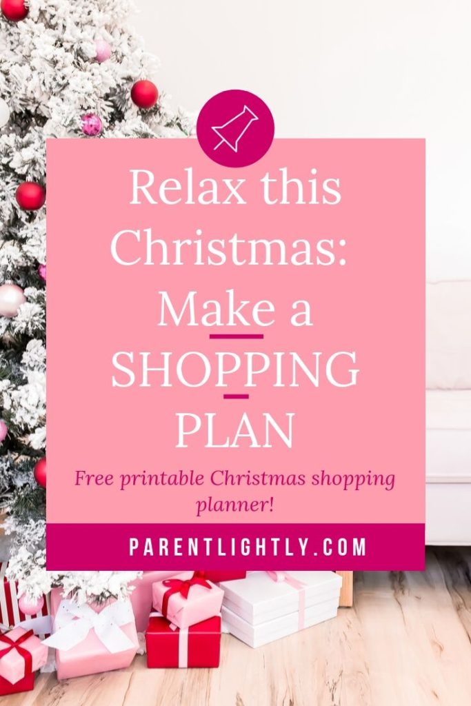 December is for eggnog and cozy fires, not for shopping! Make a Christmas shopping plan so you can finish your shopping early and enjoy the season. || Christmas shopping list template | Christmas shopping tracker | holiday organizer | Holiday shopping planner | Christmas shopping planner