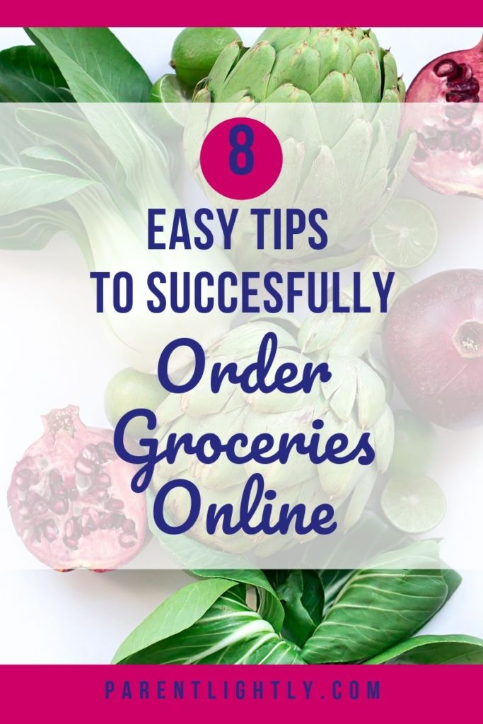 Online grocery shopping saves me SO MUCH TIME each week. I spend about 30 minutes total on groceries every week. It would take hours if I went into the store! || grocery order online | how to grocery shop online | online grocery store | grocery pickup | grocery delivery | how to grocery shop online